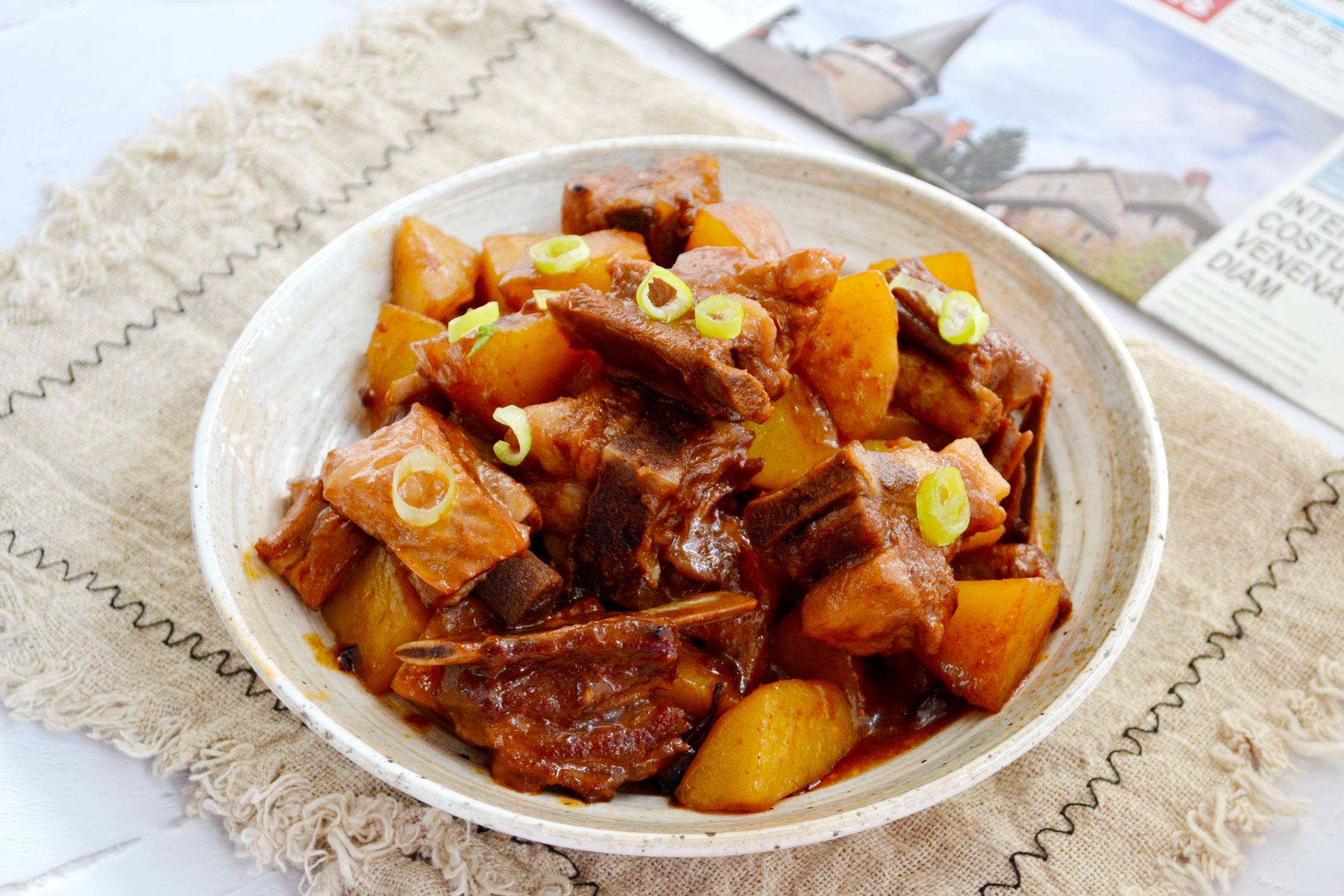 紅燒羊排的做法-醬香味燉菜譜