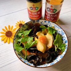 山藥南瓜炒木耳，素炒不樸素的做法-家常味炒菜譜