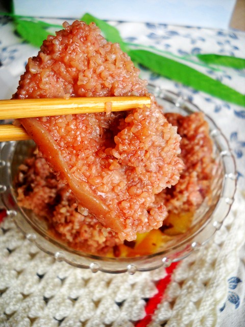 紅薯粉蒸腐乳肉的做法-醬香味蒸菜譜