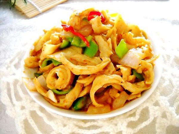 烤肉料炒面筋的做法-香辣味炒菜譜-易網健康養生網 烤肉料炒面筋的做法-香辣味炒菜譜