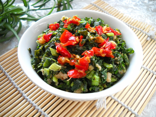 剁椒肉末雪菜的做法-家常味炒菜譜