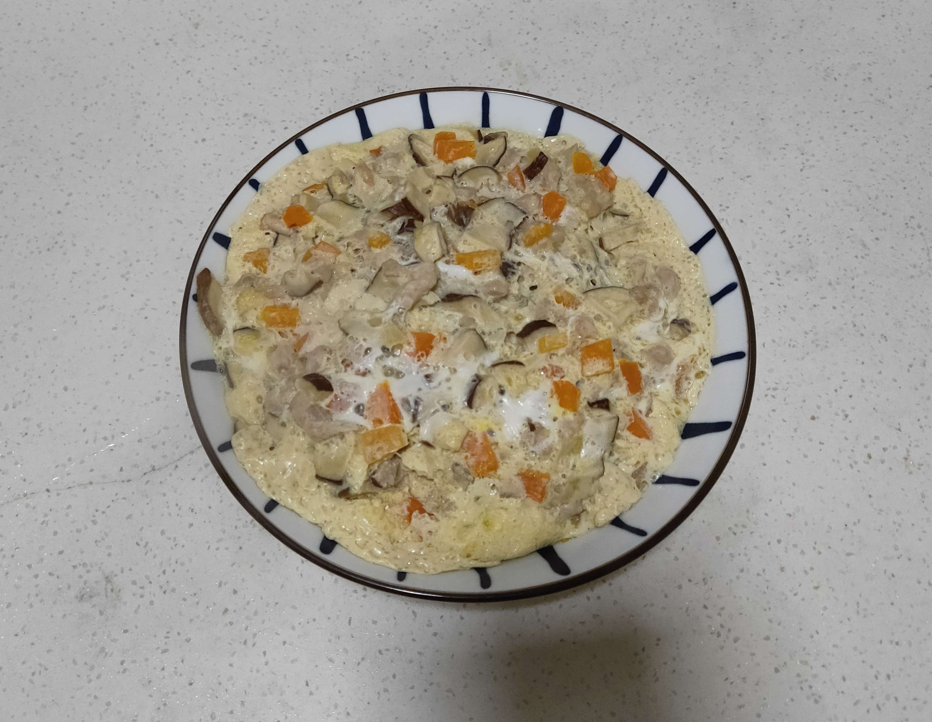 香菇蒸肉末的做法-家常味蒸菜譜