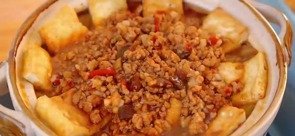 茄子豆腐煲的做法-茄汁味煲菜譜