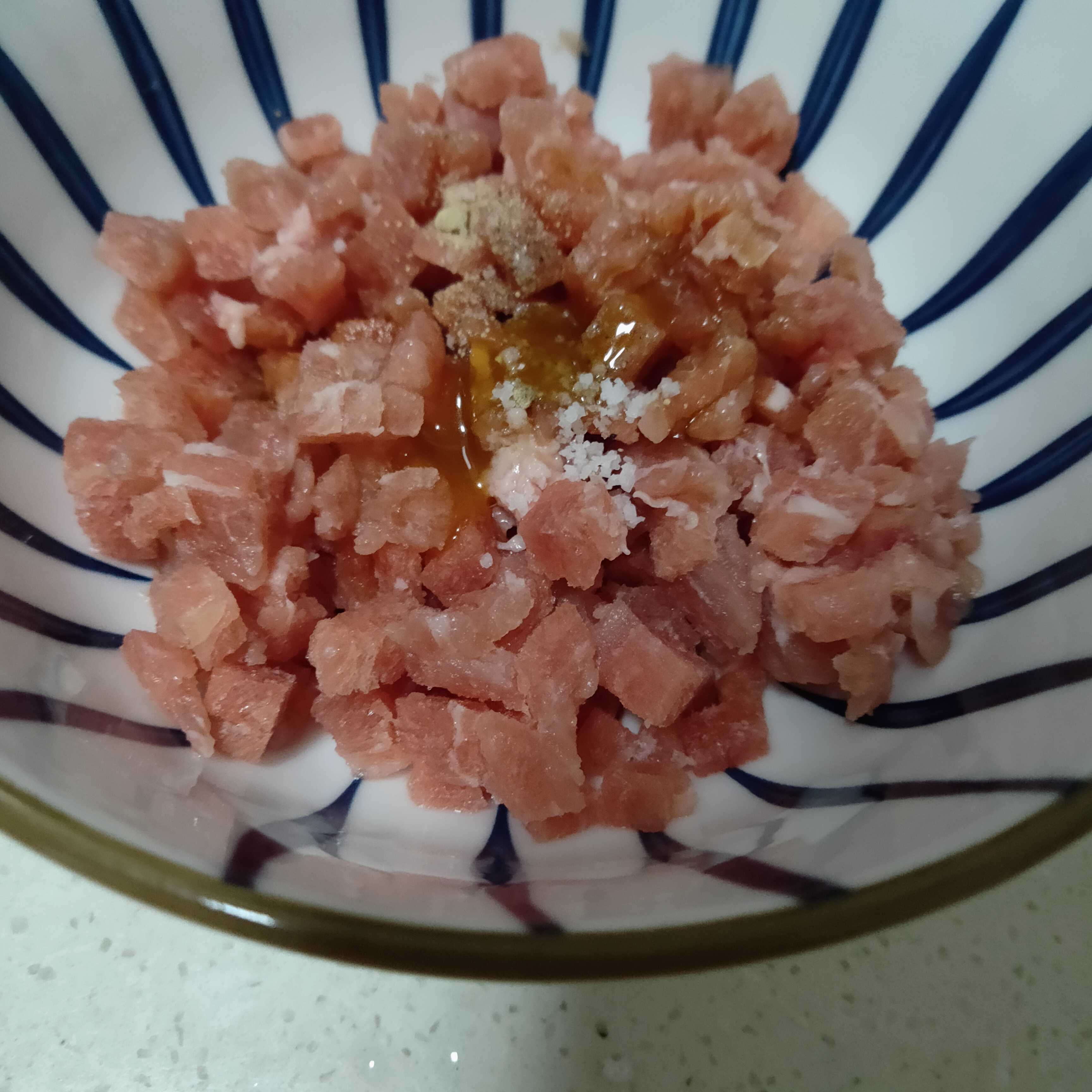 香菇蒸肉末的做法-家常味蒸菜譜