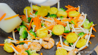 三鮮豆腐  寶寶輔食食譜的做法-家常味炒菜譜