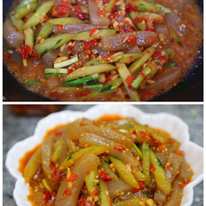 剁椒炒魔芋豆腐的做法-酸辣味炒菜譜