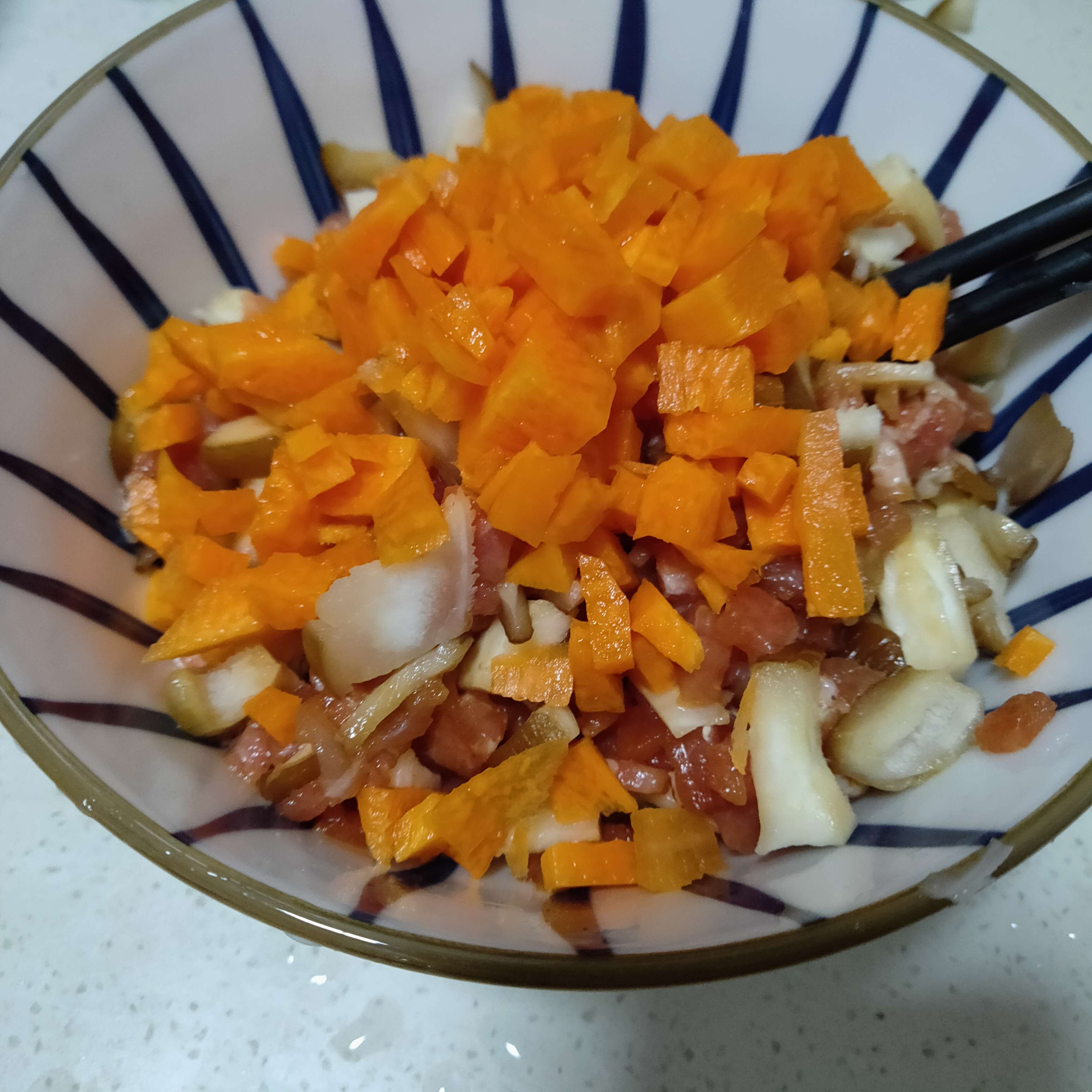 香菇蒸肉末的做法-家常味蒸菜譜