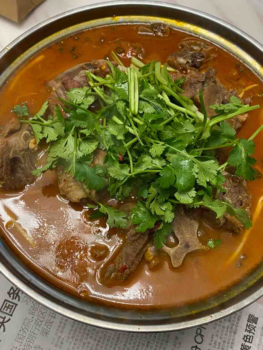 羊骨肉鍋仔的做法-麻辣味燉菜譜