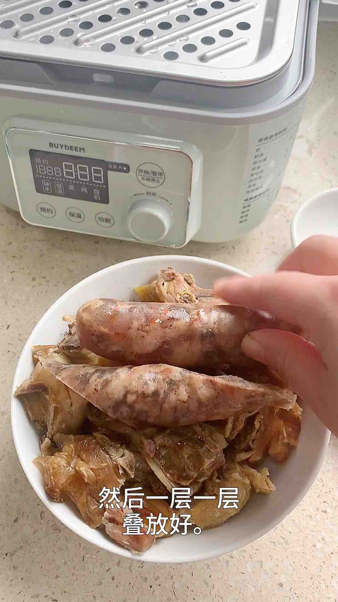 臘味合蒸老家專屬的年味，娃爸邊吃邊感慨的做法-家常味蒸菜譜