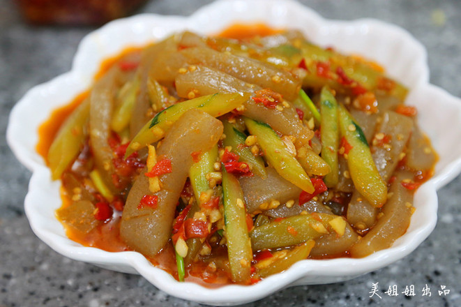 剁椒炒魔芋豆腐的做法-酸辣味炒菜譜