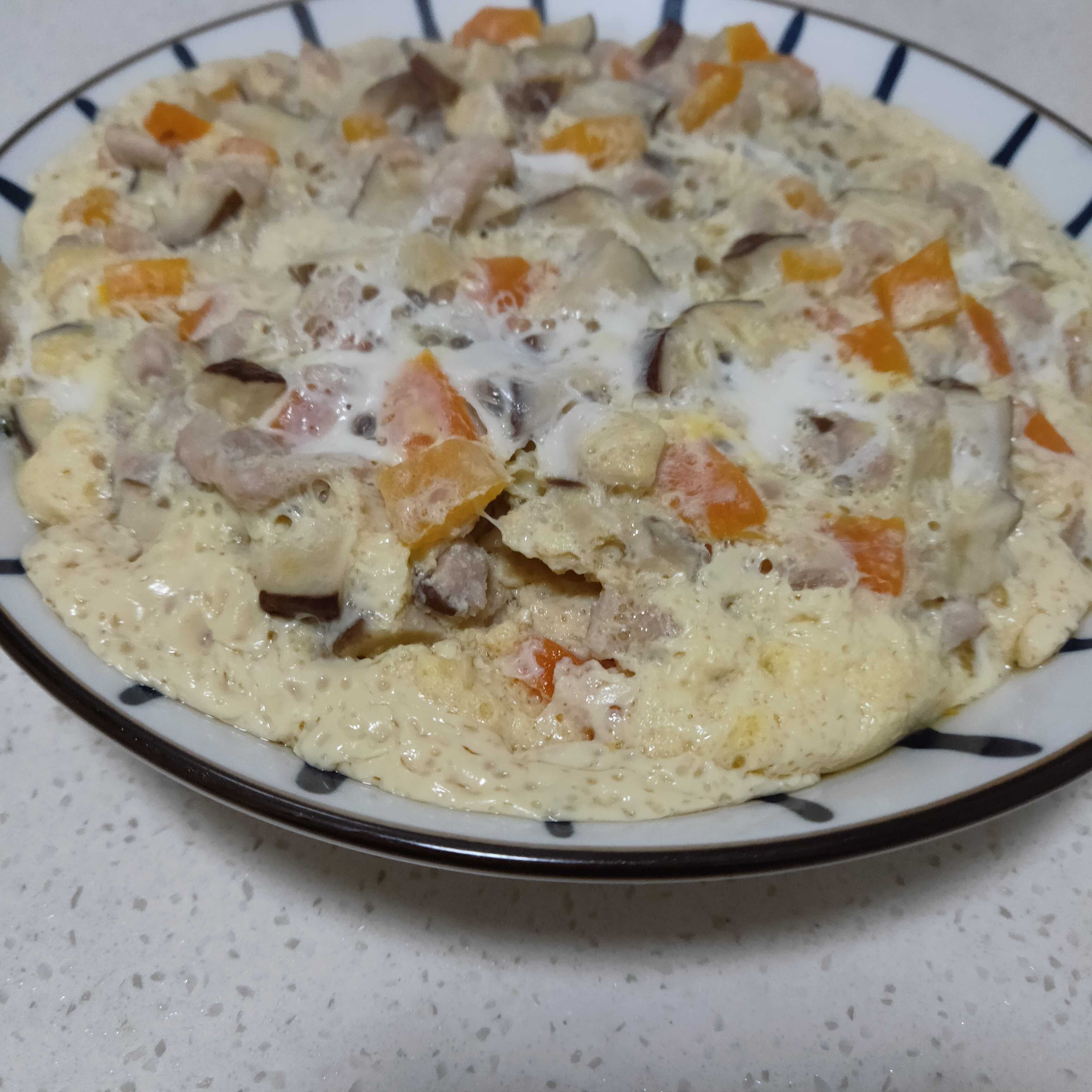 香菇蒸肉末的做法-家常味蒸菜譜