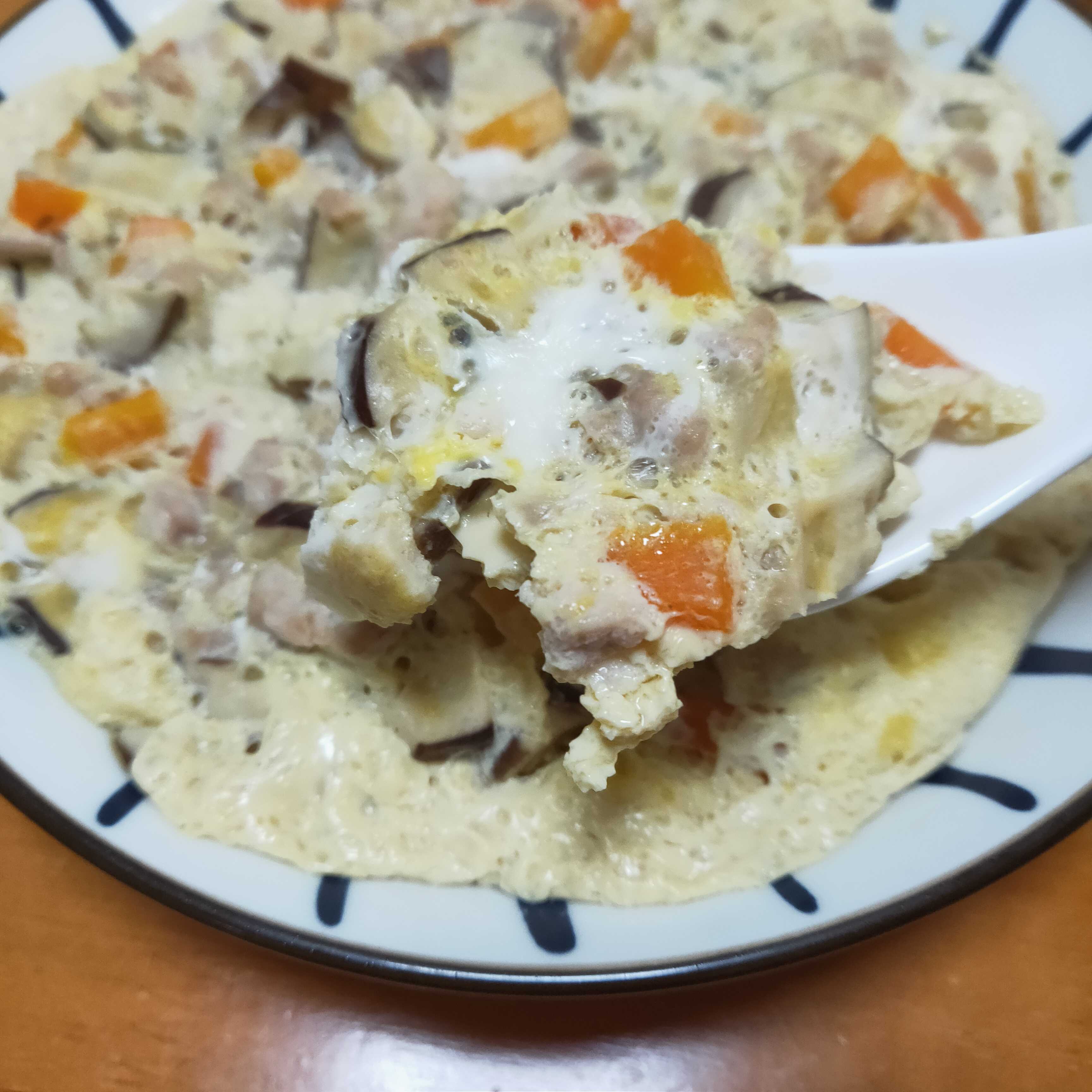 香菇蒸肉末的做法-家常味蒸菜譜