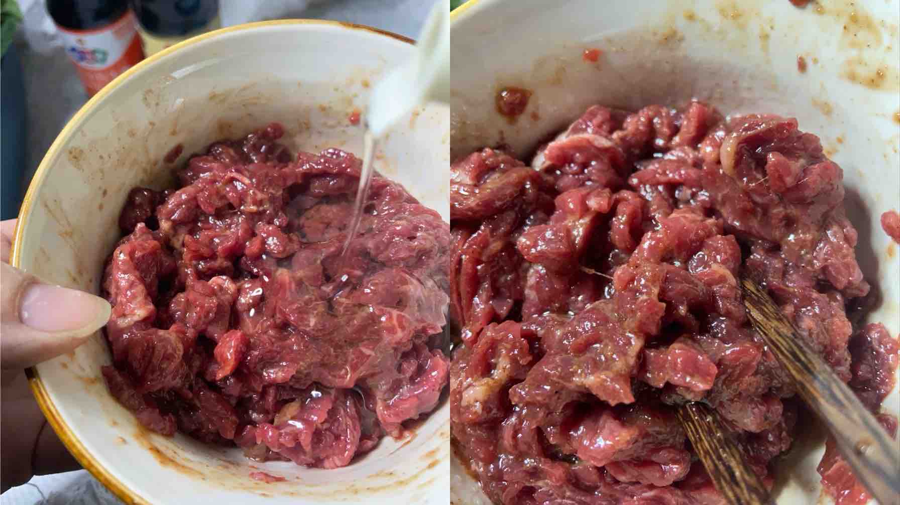 潮汕媽媽們拿手家常菜之芥藍炒牛肉的做法-家常味炒菜譜