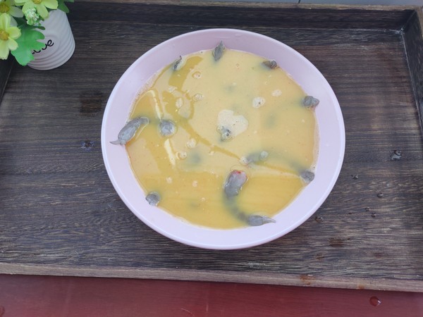 海蠣子蝦仁蒸蛋，鮮味十足超好吃！的做法-咸鮮味蒸菜譜