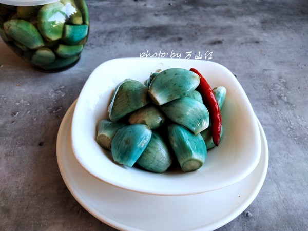 臘八蒜的做法-酸甜味腌菜譜