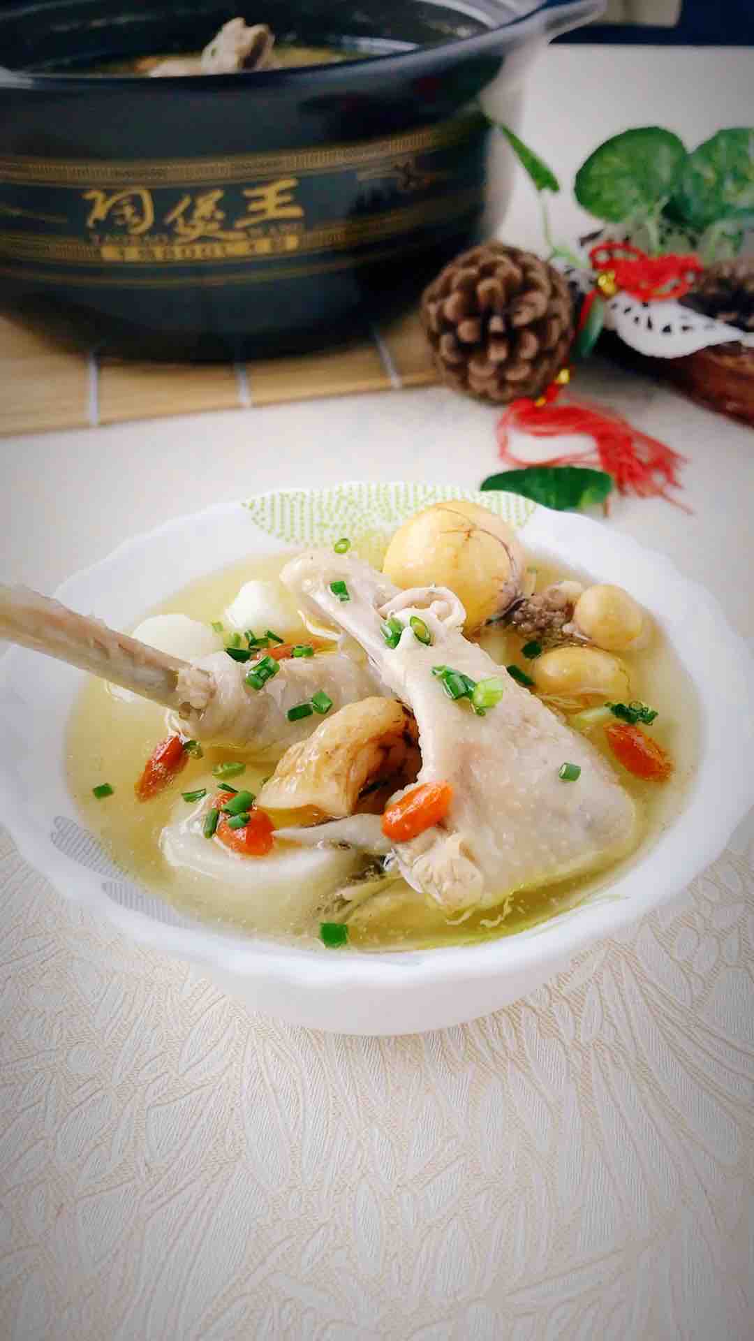 山藥天麻燉柴雞的做法-家常味燉菜譜