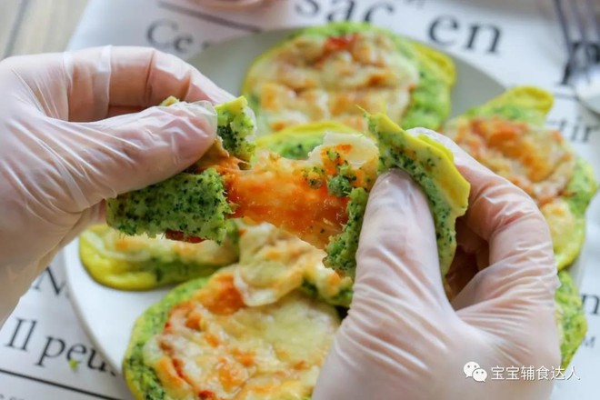 西藍花奶酪餅【寶寶輔食食譜】的做法-家常味烘焙菜譜