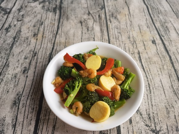 蝦仁炒西蘭花的做法-家常味炒菜譜