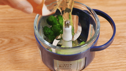 西蘭花小餅【寶寶輔食】的做法-家常味煎菜譜