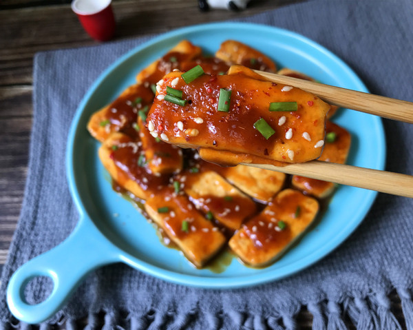 泰式甜辣豆腐的做法-酸甜味煎菜譜