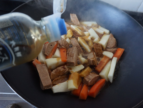 山藥燉牛柳（素食版）的做法-家常味燉菜譜