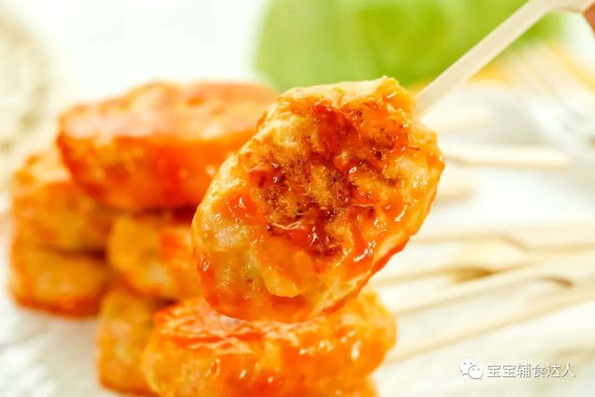 糖醋蝦餅【寶寶輔食】的做法-咸鮮味煮菜譜