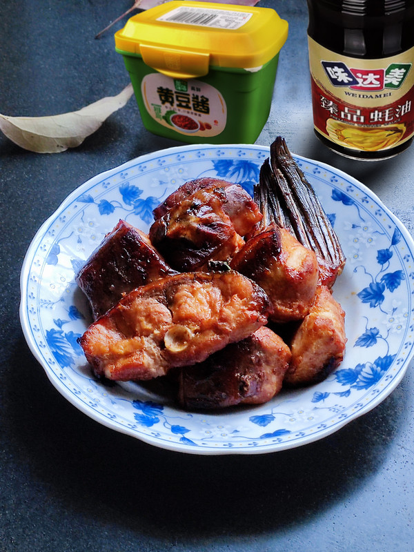 空氣炸鍋醬烤青魚的做法-醬香味烤菜譜