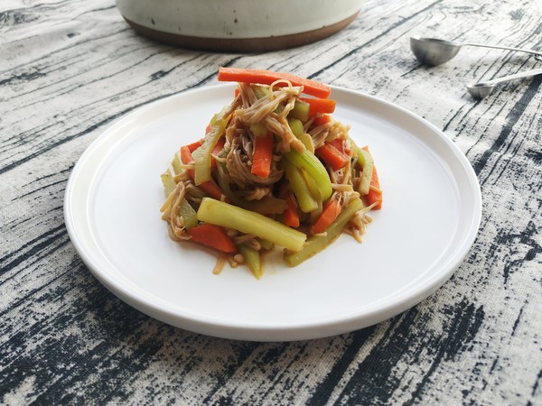 醬炒三色時蔬的做法-醬香味炒菜譜