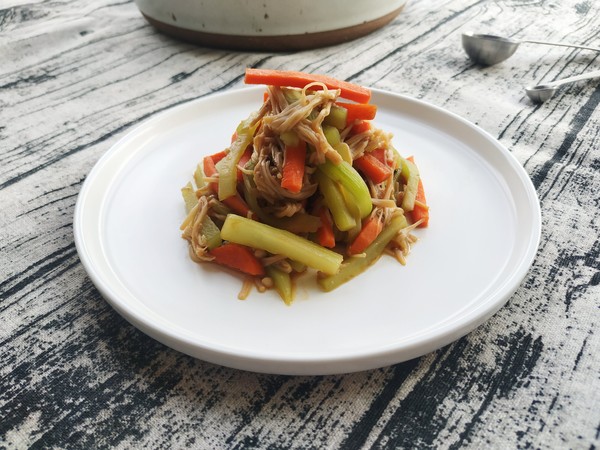 醬炒三色時蔬的做法-醬香味炒菜譜