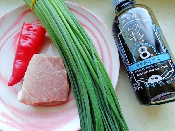 韭苔炒肉的做法-家常味炒菜譜