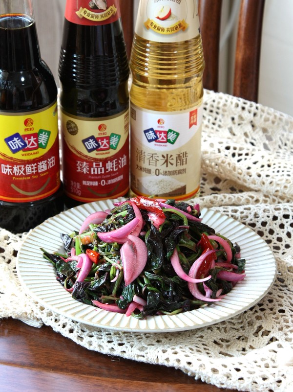 莧菜拌洋蔥的做法-家常味拌菜譜