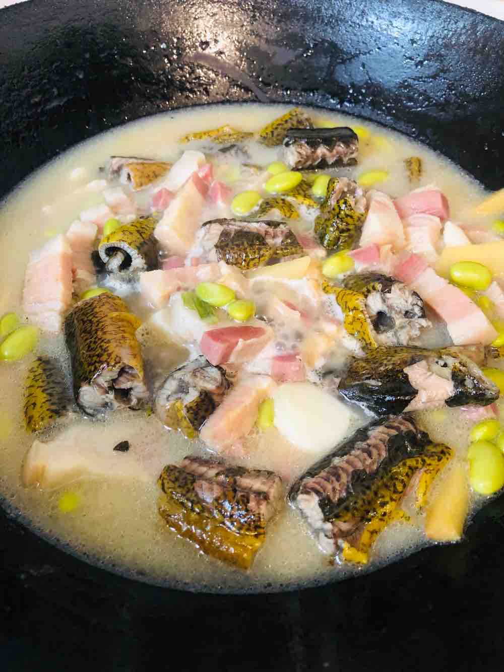 咸肉黃鱔的做法-咸鮮味煮菜譜