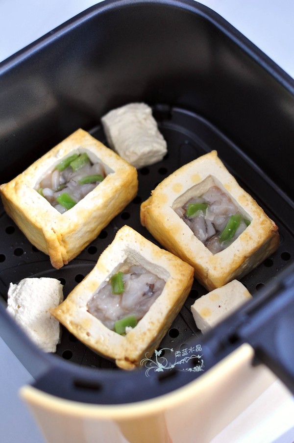 鮮味黃金豆腐盒的做法-咸鮮味烤菜譜