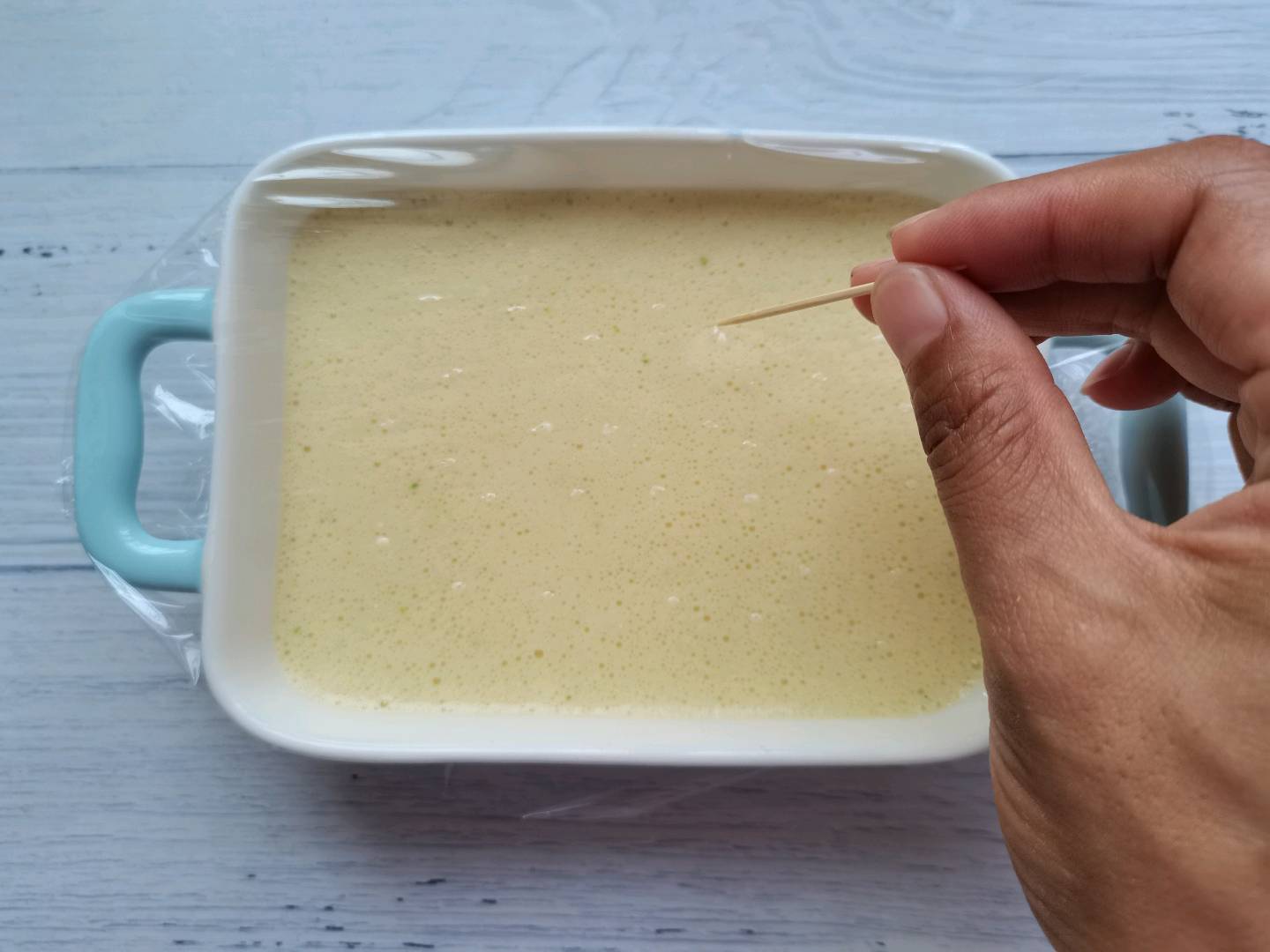 西蘭花蒸糕的做法-家常味煮菜譜