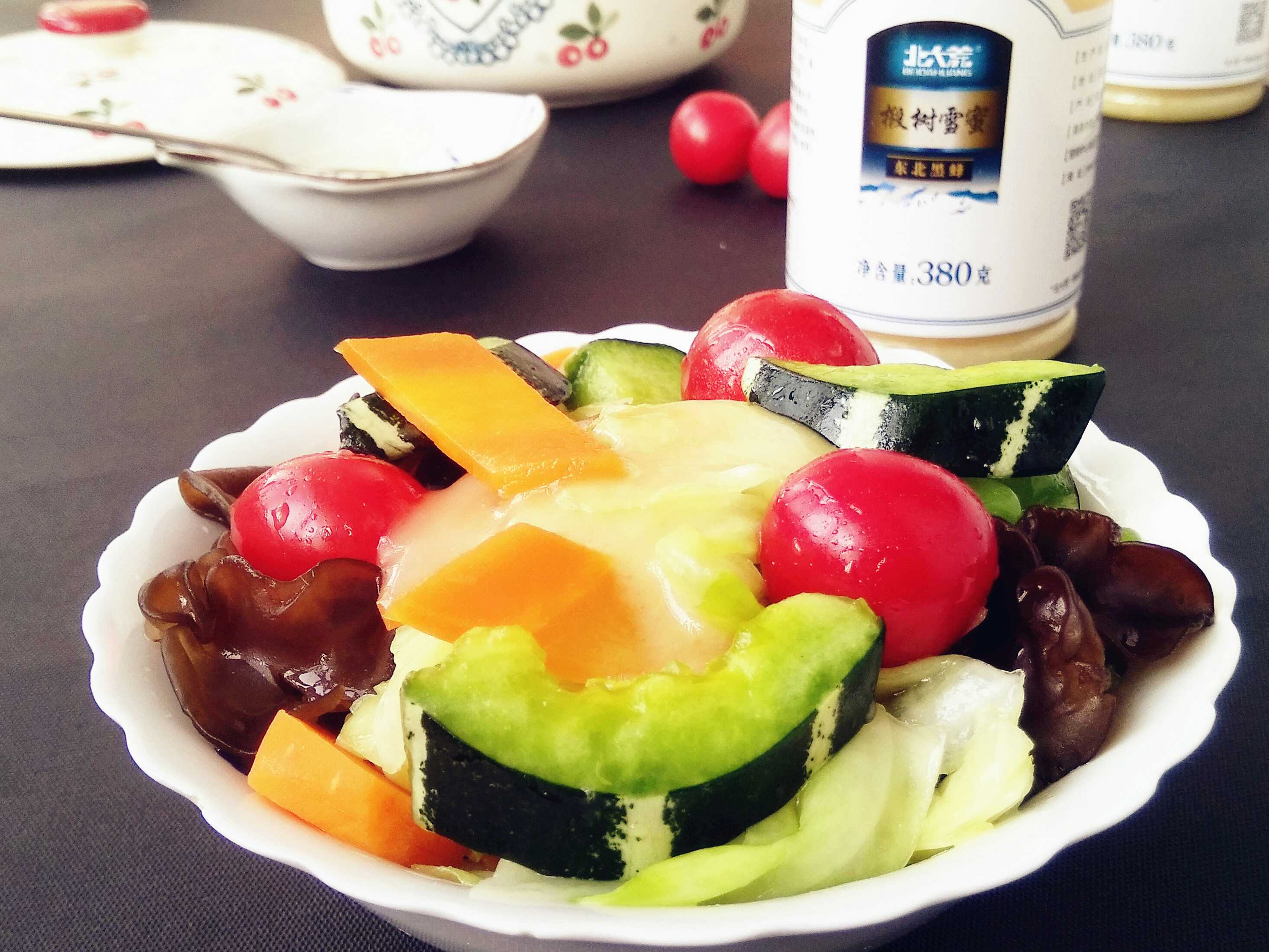 蜜汁沙拉的做法-甜味拌菜譜