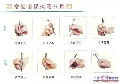 正確的握筆姿勢拯救孩子的視力! 正確的握筆姿勢拯救孩子的視力!