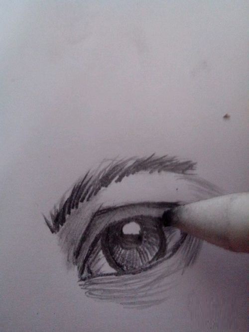 素描眼睛畫法步驟圖片 初學者如何畫眼睛
