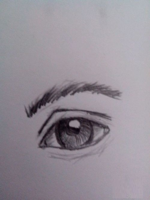 素描眼睛畫法步驟圖片 初學者如何畫眼睛